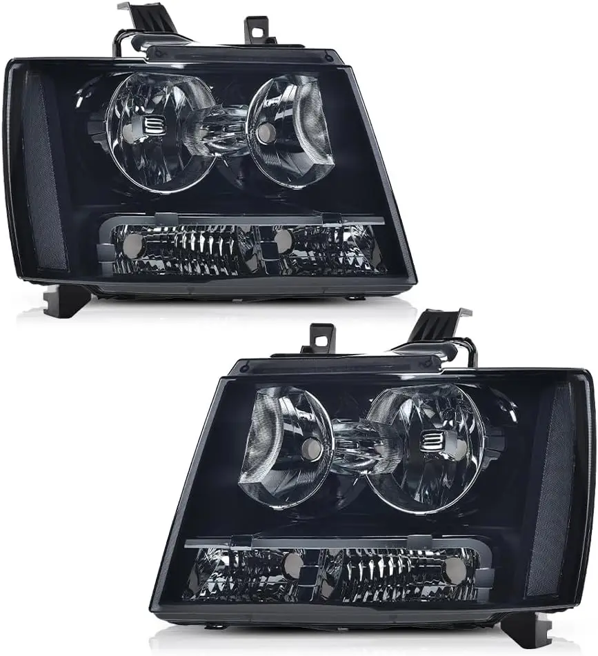 Headlights, Compatible with 2007-2014 Chevrolet Tahoe/Suburban 1500,Fit 07-13 Chevrolet Avalanche/Suburban 2500 Corner HeadLamp
Headlights, Compatible with 2007-2014 Chevrolet Tahoe/Suburban 1500,Fit 07-13 Chevrolet Avalanche/Suburban 2500 Corner HeadLamp