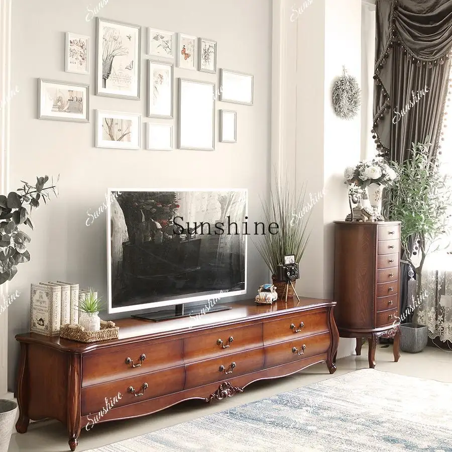 American TV Cabinet Super Long Pastoral Rural Retro Light Luxury Premium Combination Integrated Wine Cabinet FT
American TV Cabinet Super Long Pastoral Rural Retro Light Luxury Premium Combination Integrated Wine Cabinet FT