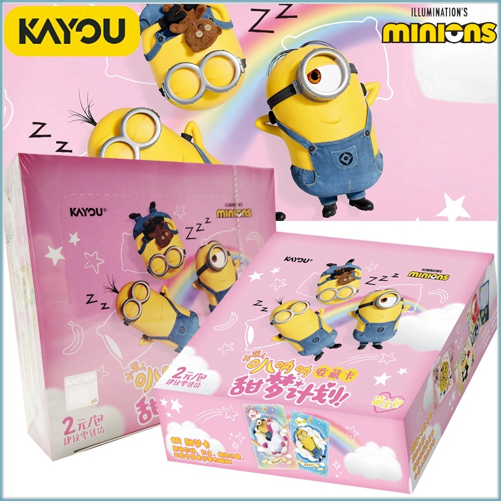 KAYOU Genuine Minions Collection Cards Popular Cartoon Character Warm and Lovely Dream Moments SSR Cards Movie Peripheral Gifts
KAYOU Genuine Minions Collection Cards Popular Cartoon Character Warm and Lovely Dream Moments SSR Cards Movie Peripheral Gifts