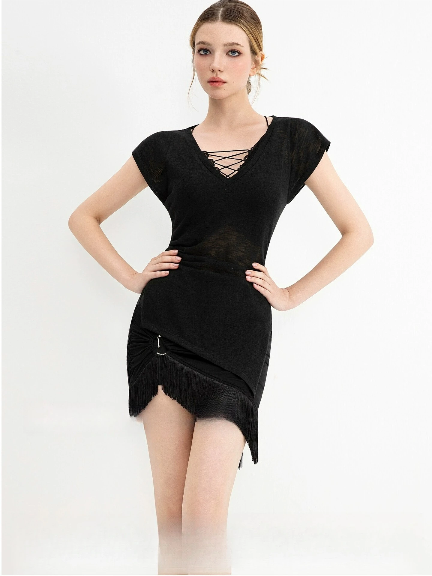 UK Latin Dance 2-Piece Set for Women, Sleeveless Top & Practice Skirt, Trendy Training Outfit Ballroom dance costume
UK Latin Dance 2-Piece Set for Women, Sleeveless Top & Practice Skirt, Trendy Training Outfit Ballroom dance costume