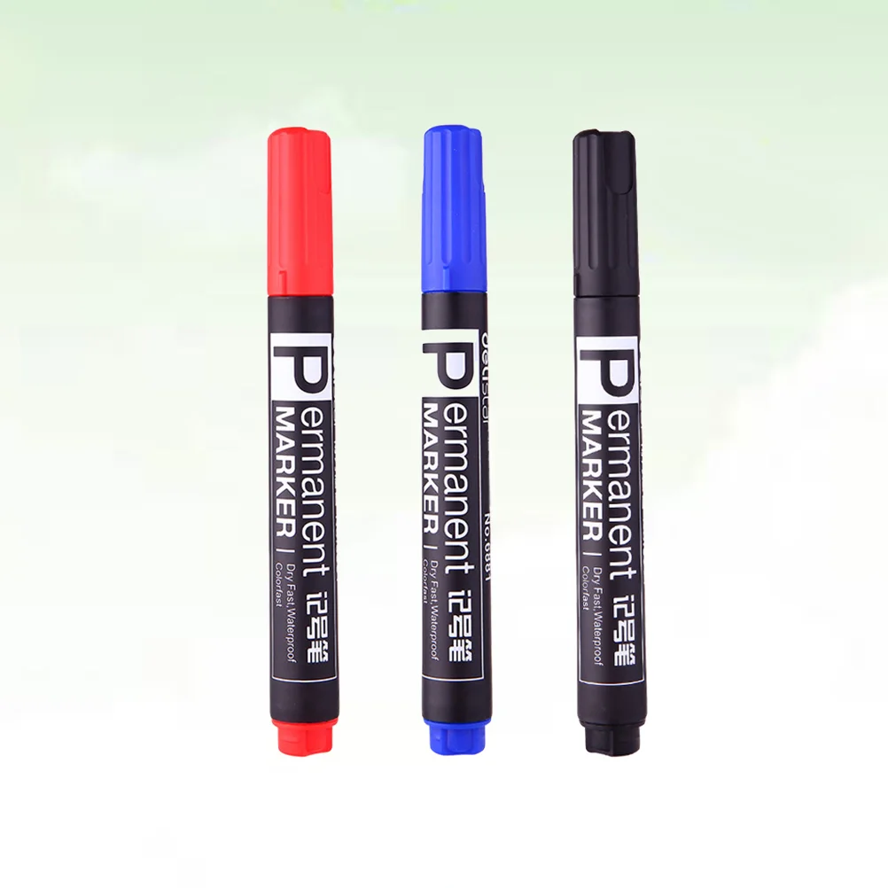 3pcs Marker Oil-Based Ink Fast Dry Waterproof Colorfast Medium Point Paint Sketch Permanent Markers for Drawing Supplies (Re
3pcs Marker Oil-Based Ink Fast Dry Waterproof Colorfast Medium Point Paint Sketch Permanent Markers for Drawing Supplies (Re