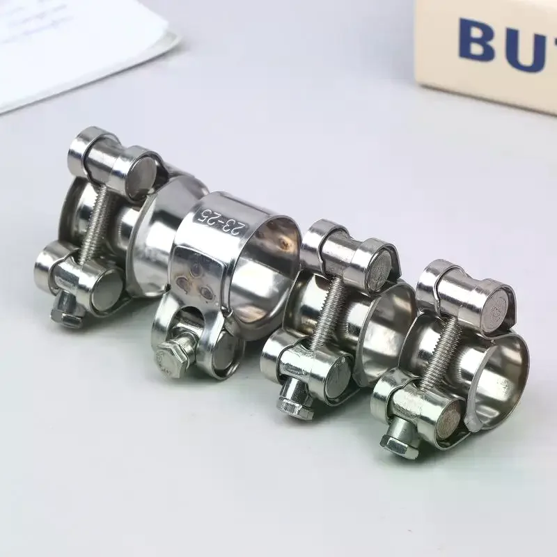 2PCS Stainless Steel Strengthens European Style Hose Clamp Exhaust Circular Air Water Pipe Clip Sealing Welding Repair Tool
2PCS Stainless Steel Strengthens European Style Hose Clamp Exhaust Circular Air Water Pipe Clip Sealing Welding Repair Tool