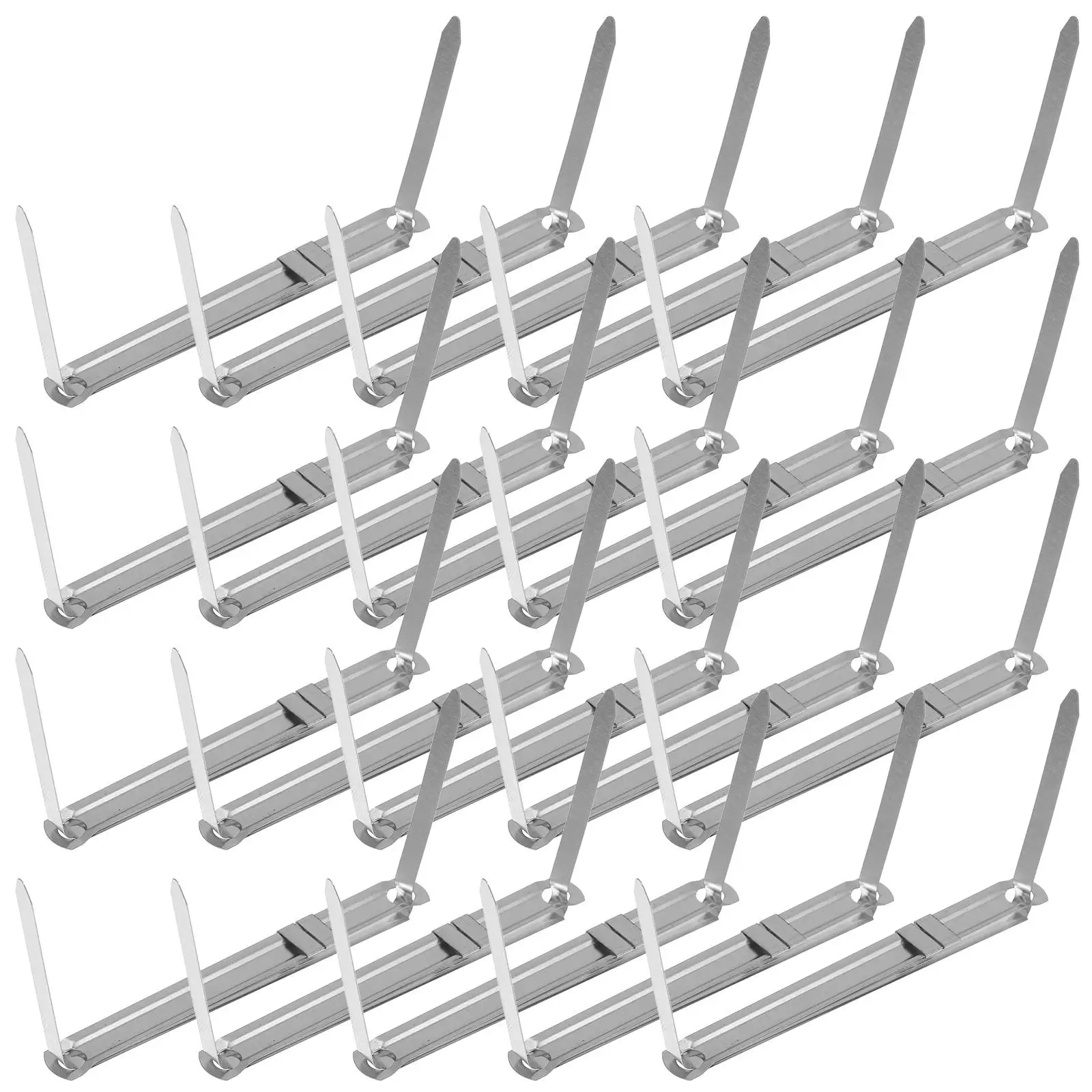 50 Pcs Binding Spines Sturdy Metal Smooth Surface Daily Filing Document Storage Office School Organized Papers File Clips
50 Pcs Binding Spines Sturdy Metal Smooth Surface Daily Filing Document Storage Office School Organized Papers File Clips
