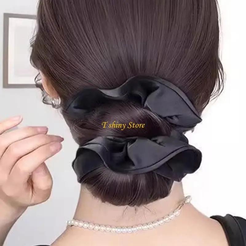 N58F Easy Clip On Hair Bun Hairpiece For Updos Thick Fine Hair Synthetic Fibre High Ponytail Enhancer Quick Hair Styling Tool
N58F Easy Clip On Hair Bun Hairpiece For Updos Thick Fine Hair Synthetic Fibre High Ponytail Enhancer Quick Hair Styling Tool