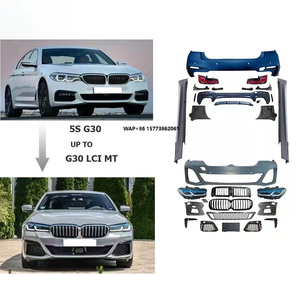 G30 Old to New G30 LCI MT Style Body Kit for 5 Series G30 2016-2020 Year PP Car Accessories Car Bumpers Auto Tuning Parts
G30 Old to New G30 LCI MT Style Body Kit for 5 Series G30 2016-2020 Year PP Car Accessories Car Bumpers Auto Tuning Parts