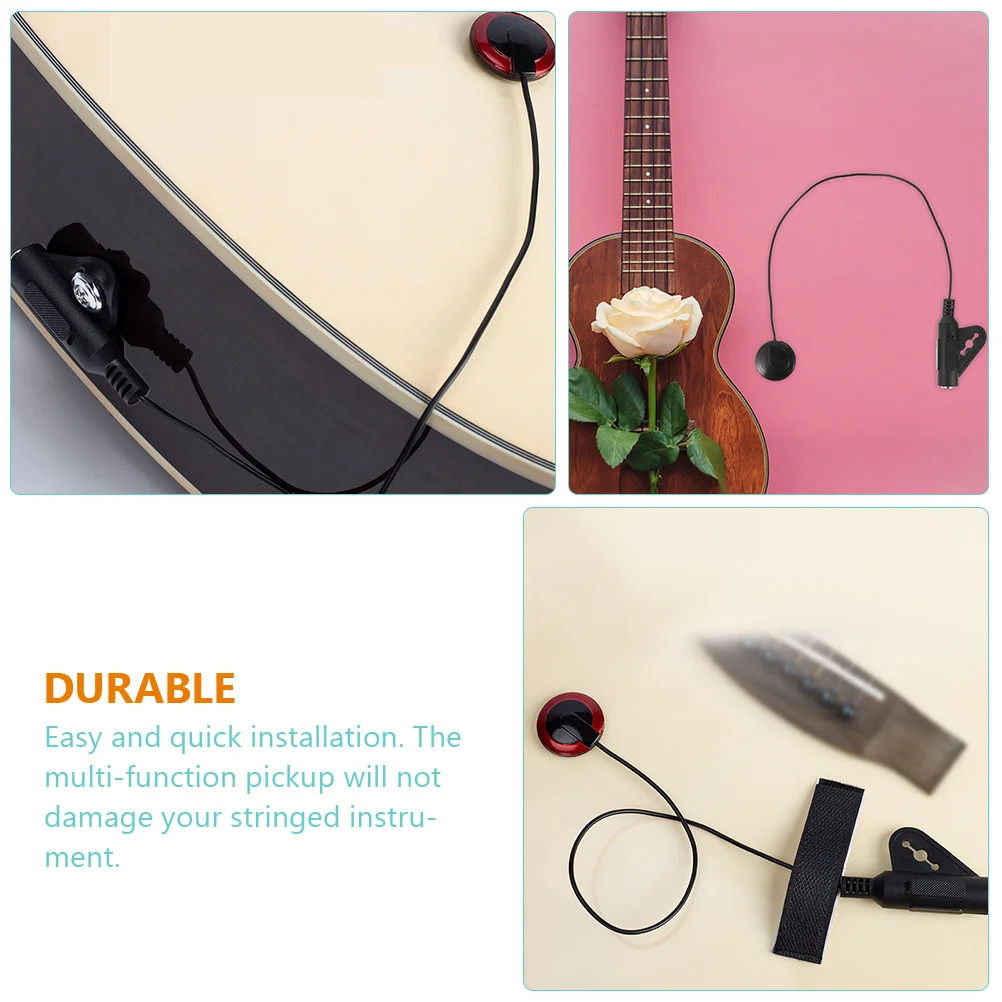 2Pcs Guitar Pickup Acoustic Instrument Pickup Adhesive Easy Installation Practical for Guitar Sound Pickups Transducer
2Pcs Guitar Pickup Acoustic Instrument Pickup Adhesive Easy Installation Practical for Guitar Sound Pickups Transducer