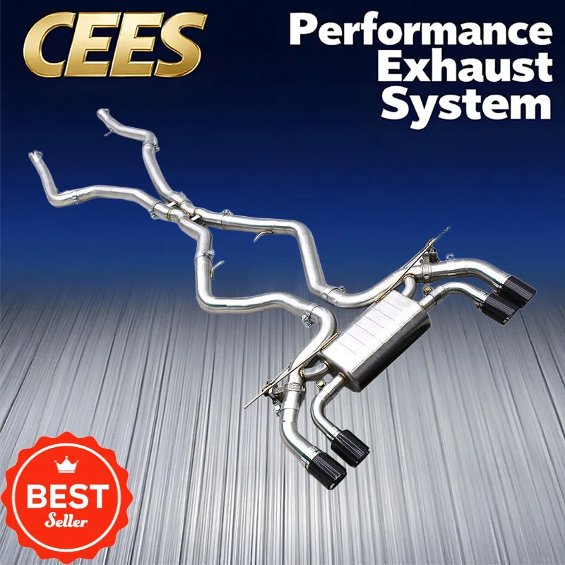 CEES Valvetronic Catback for BMW X5M/X6M F85/F86 4.4TT 2015-2019 Stainless Steel Exhaust Pipe Muffler Exhaust System
CEES Valvetronic Catback for BMW X5M/X6M F85/F86 4.4TT 2015-2019 Stainless Steel Exhaust Pipe Muffler Exhaust System