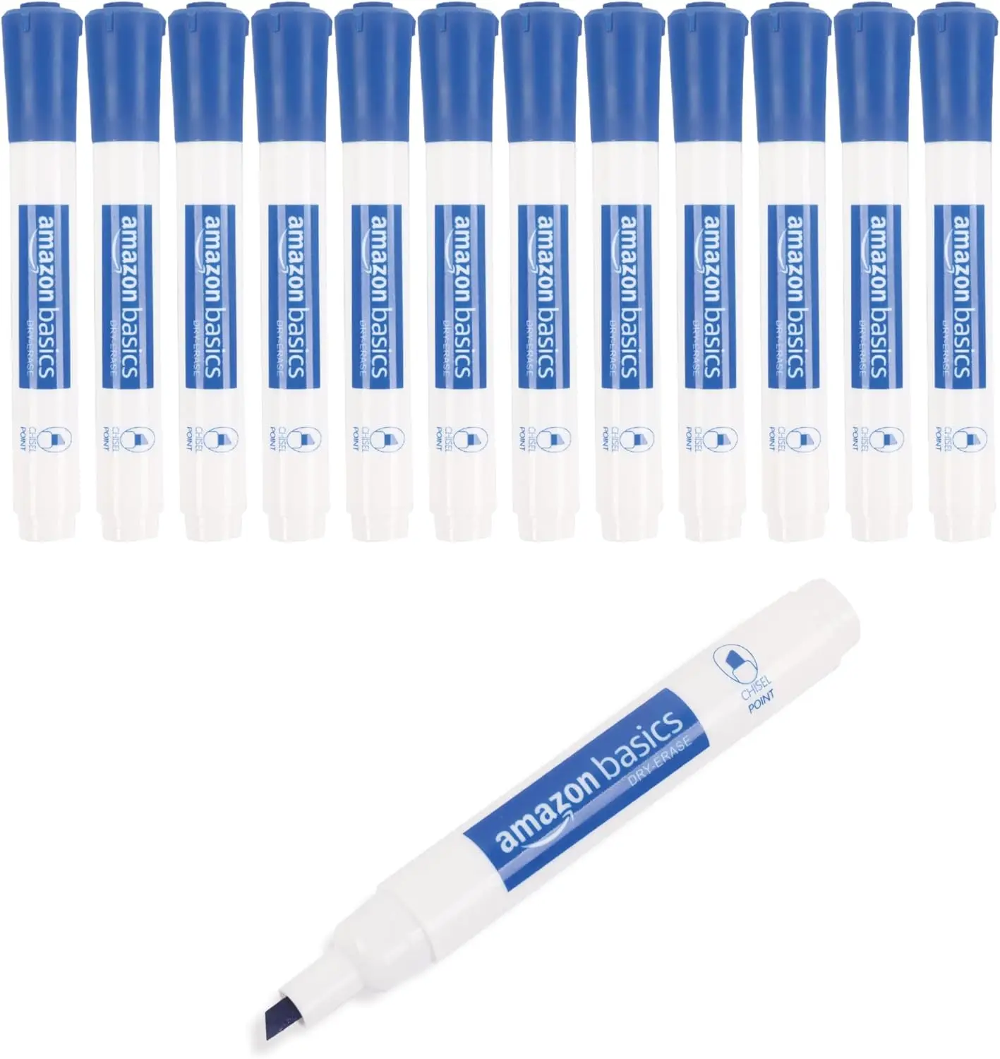 Dry Erase Whiteboard Markers, Chisel Tip, Low-Odor, Blue, 12-Pack for Drawing and Writing
Dry Erase Whiteboard Markers, Chisel Tip, Low-Odor, Blue, 12-Pack for Drawing and Writing