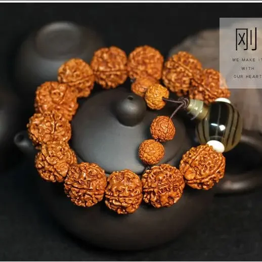 Natural Nepal Jingang Bodhi Bracelet Original Seed Popcorn Five Faces Beads Amusement Article Bracelet Prayer Beads Bracelet
Natural Nepal Jingang Bodhi Bracelet Original Seed Popcorn Five Faces Beads Amusement Article Bracelet Prayer Beads Bracelet