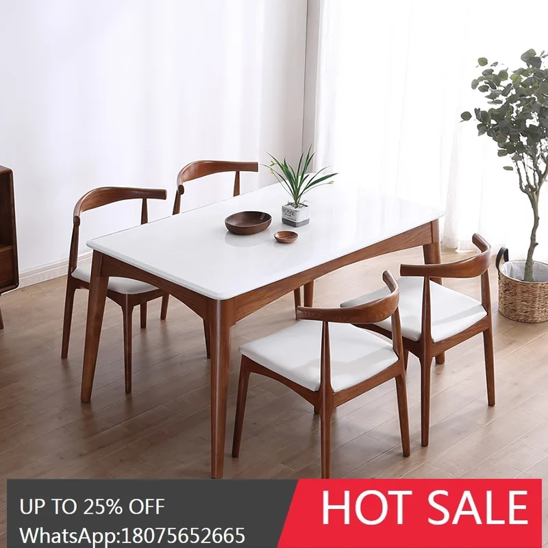 SGF Dining Table and Chair Set Marble Dining Table Solid Wood Dining Table Simple Modern
SGF Dining Table and Chair Set Marble Dining Table Solid Wood Dining Table Simple Modern