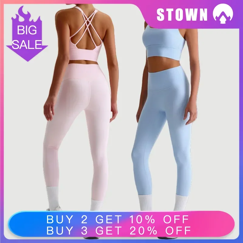 Women's Seamless Yoga Set - Quick-Dry Naked Feel Backless Sports Bra & Booty-Lifting Leggings Gym Running Fitness Workout Outfit 
Women's Seamless Yoga Set - Quick-Dry Naked Feel Backless Sports Bra & Booty-Lifting Leggings Gym Running Fitness Workout Outfit