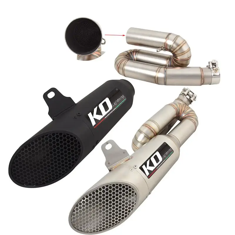For Triumph Street Triple 765 S R RS 2017-2023 660 S A2L 2017-2023 Motorcycle Exhaust System Muffler Tail Pipe Mid Tube Slip On
For Triumph Street Triple 765 S R RS 2017-2023 660 S A2L 2017-2023 Motorcycle Exhaust System Muffler Tail Pipe Mid Tube Slip On