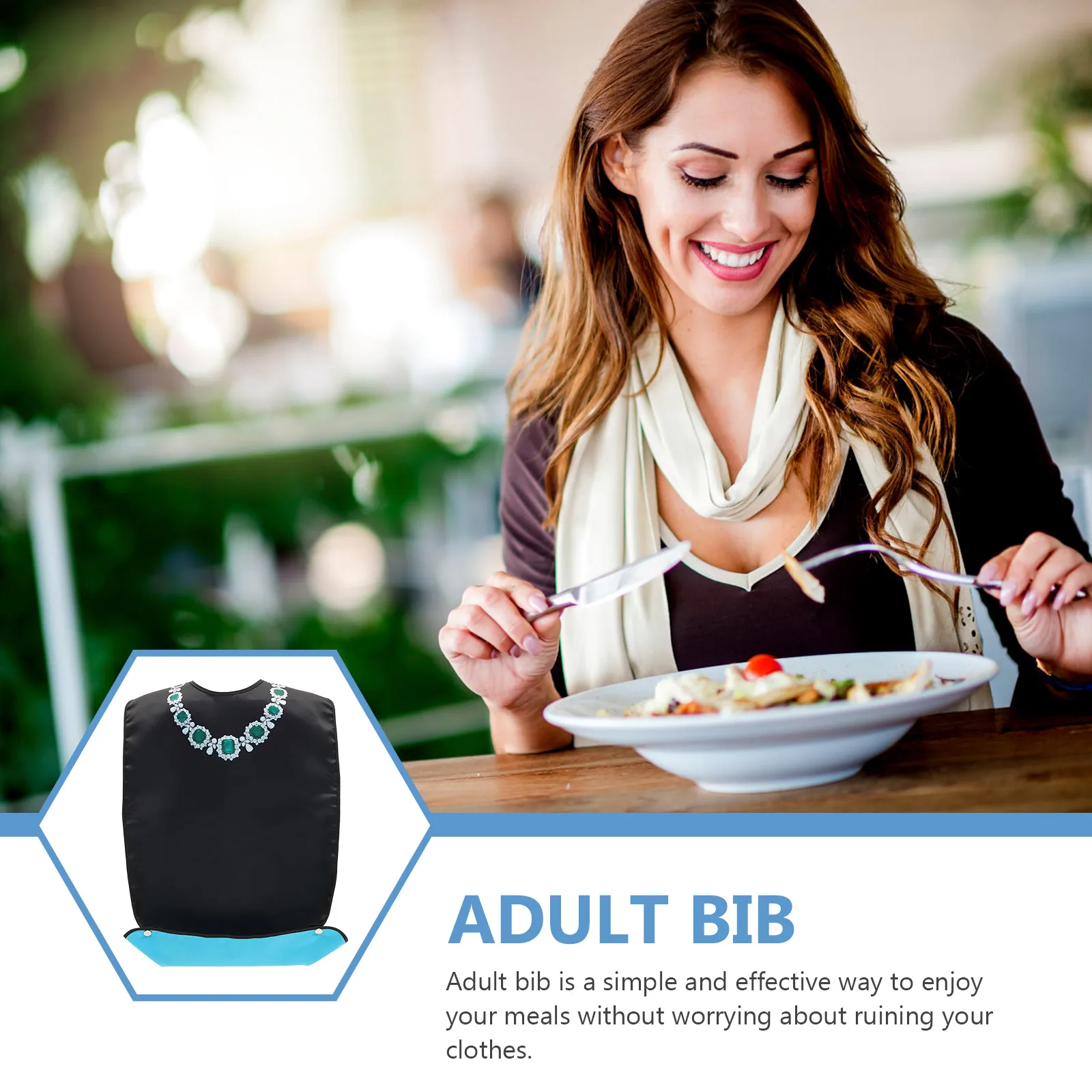 Adult Bib for Elderly Mealtime Use Waterproof Wear-Resistant Protector Easy Clean Reusable Bib for Sick Adults Portable Delicate
Adult Bib for Elderly Mealtime Use Waterproof Wear-Resistant Protector Easy Clean Reusable Bib for Sick Adults Portable Delicate