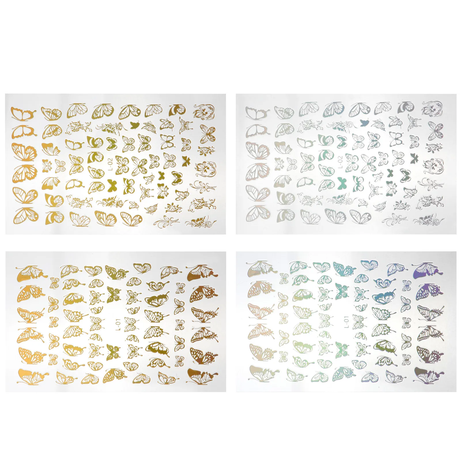 12 Sheets Nail Stickers Fashion Butterfly Decals for Gel Acrylic Natural Nails DIY Manicure Accessories Art Stickers
12 Sheets Nail Stickers Fashion Butterfly Decals for Gel Acrylic Natural Nails DIY Manicure Accessories Art Stickers