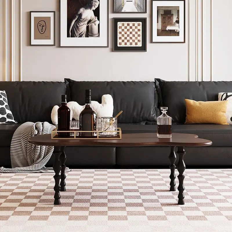 Retro solid wood coffee table living room all solid wood minimalist tea table American living room small apartment
Retro solid wood coffee table living room all solid wood minimalist tea table American living room small apartment