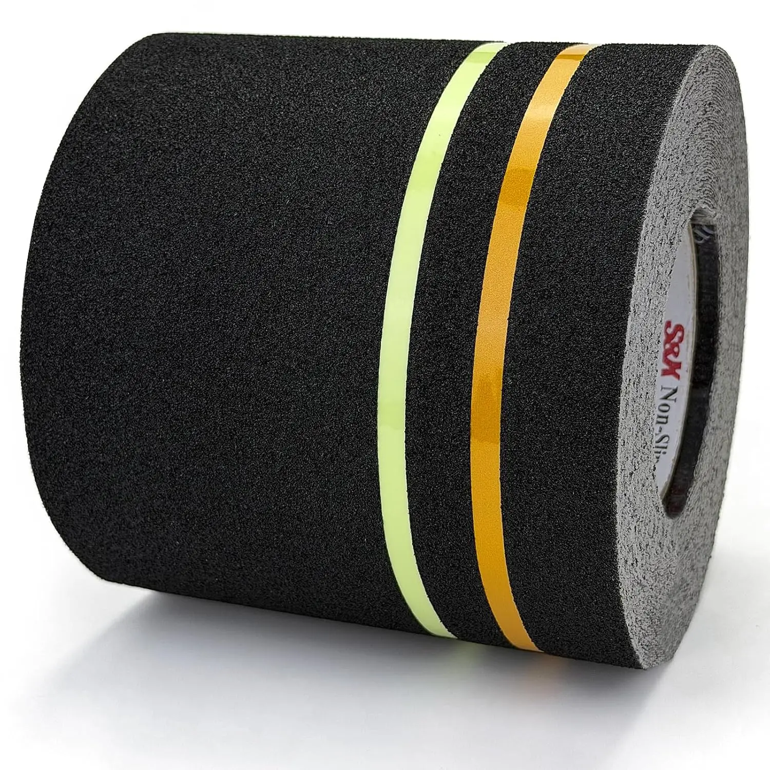 Heavy Duty Anti Slip Tape 6" x 60', High Traction Non Skid with Reflective & Glow Strips for Steps Ramps Decks
Heavy Duty Anti Slip Tape 6" x 60', High Traction Non Skid with Reflective & Glow Strips for Steps Ramps Decks