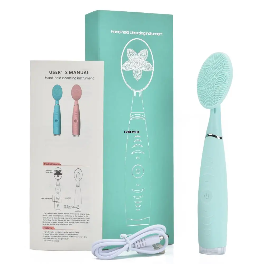 Facial Cleansing Brush Waterproof Silicone Cleansing Tool Portable Electric Handheld Facial Cleaning Brush Mini Pore Cleaner
Facial Cleansing Brush Waterproof Silicone Cleansing Tool Portable Electric Handheld Facial Cleaning Brush Mini Pore Cleaner