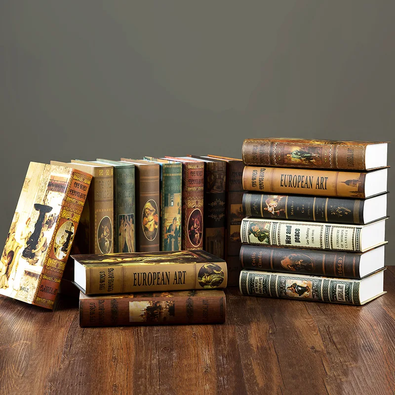Креативная Книга в европейском стиле, винтажная антикварная имитация блокнота, модель для декора полки для клуба, гостиницы, гостиной
Креативная Книга в европейском стиле, винтажная антикварная имитация блокнота, модель для декора полки для клуба, гостиницы, гостиной