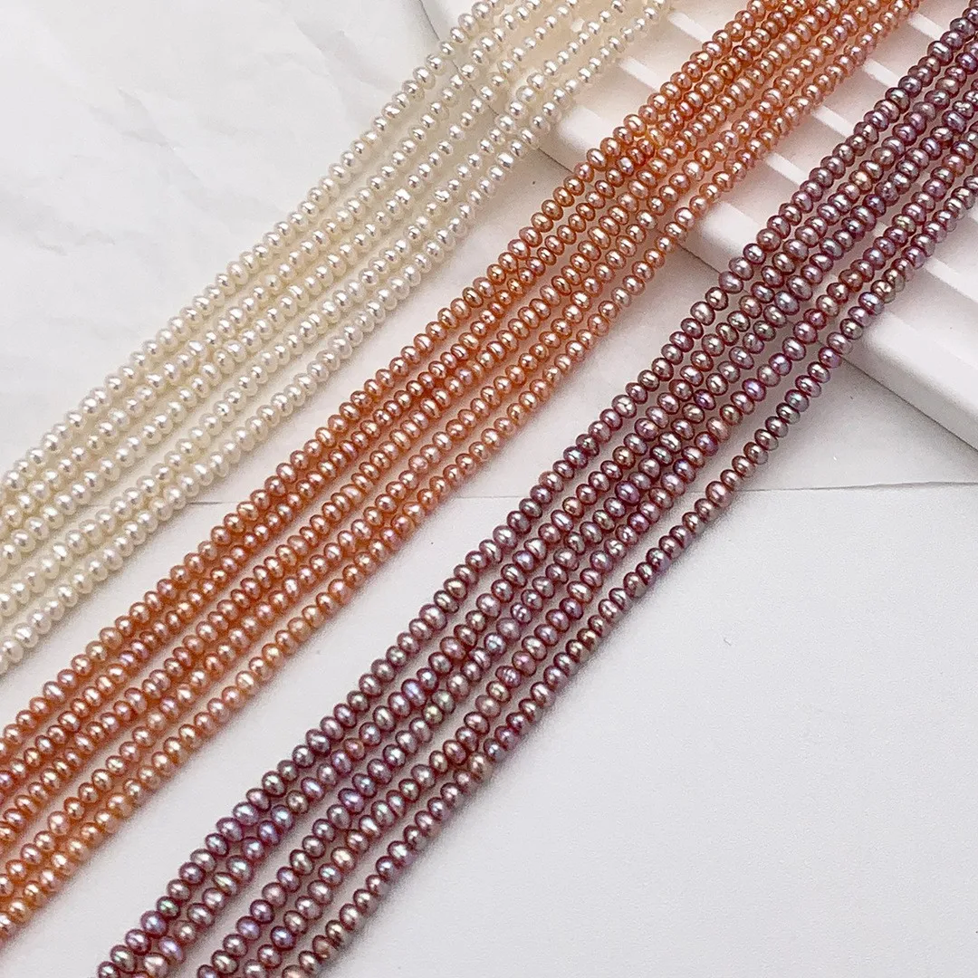AAA 3-3.5mm Colored Natural Freshwater Pearl Flat Beads Semi-Finished Beads for Jewelry Making DIY Necklace Bracelet Accessories
AAA 3-3.5mm Colored Natural Freshwater Pearl Flat Beads Semi-Finished Beads for Jewelry Making DIY Necklace Bracelet Accessories