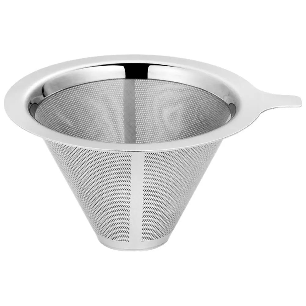 Reusable Filter Screen Simple Drip Silver Stainless Steel Portable Machine Parts Household Coffee Filter Mesh Strainer For
Reusable Filter Screen Simple Drip Silver Stainless Steel Portable Machine Parts Household Coffee Filter Mesh Strainer For