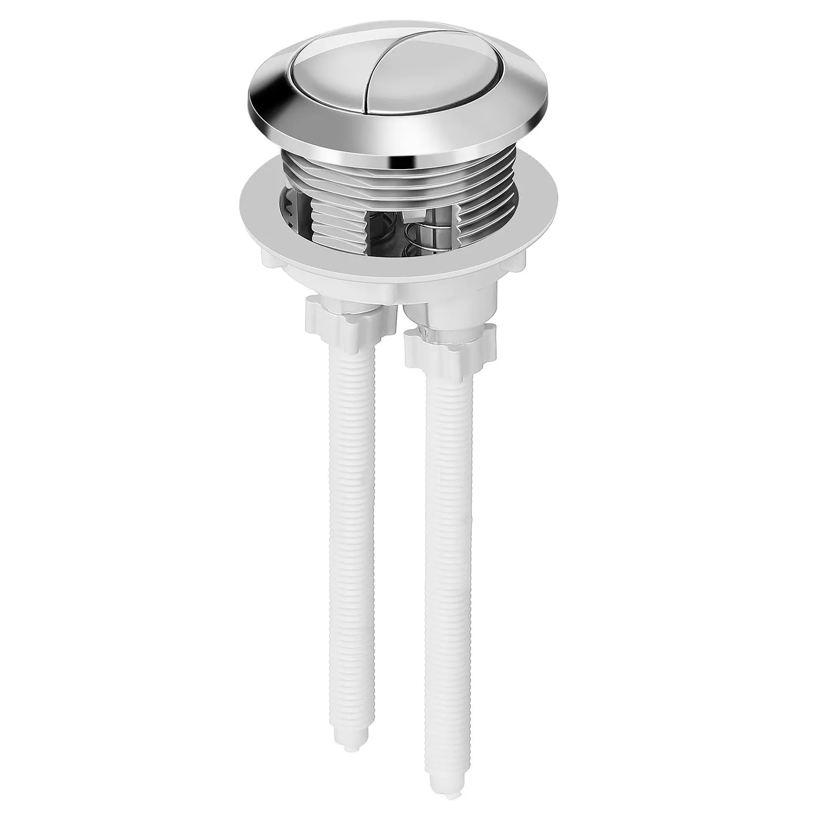 Round 114mm Silver Toilet Water Tank Button Dual Push Universal WC Seat Replacement
Round 114mm Silver Toilet Water Tank Button Dual Push Universal WC Seat Replacement