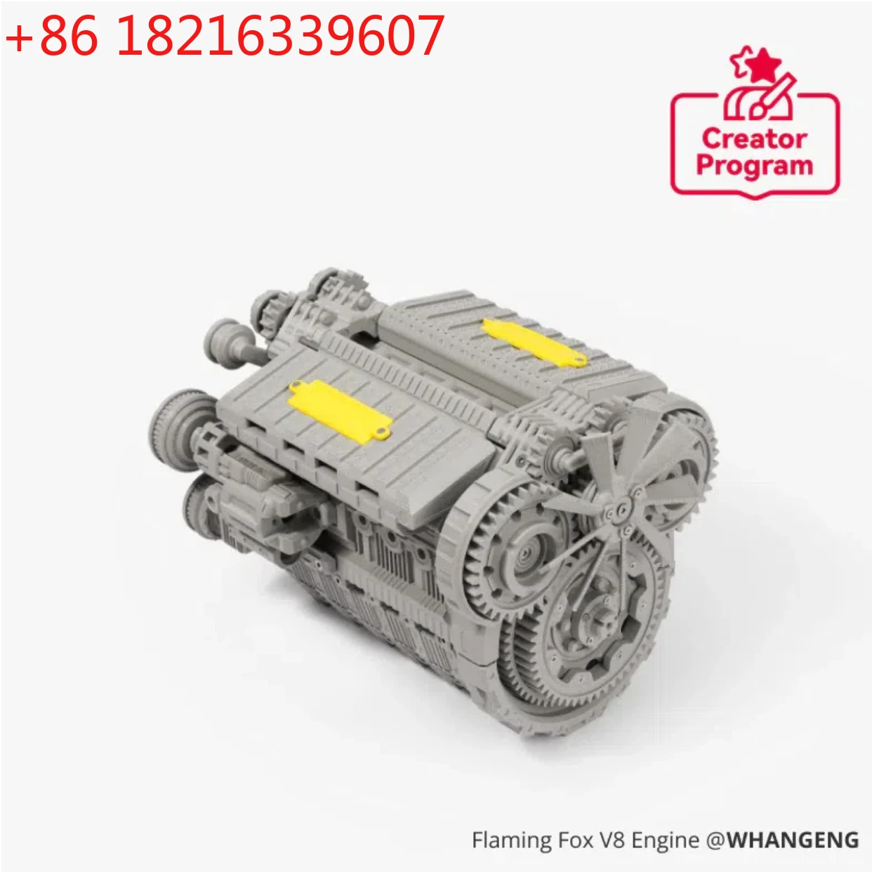 Комплект оборудования BambuLab Flaming Fox V8 Engine Maker World FF-V8 ZH042 для программы Bambu Creator WHANGENG
Комплект оборудования BambuLab Flaming Fox V8 Engine Maker World FF-V8 ZH042 для программы Bambu Creator WHANGENG