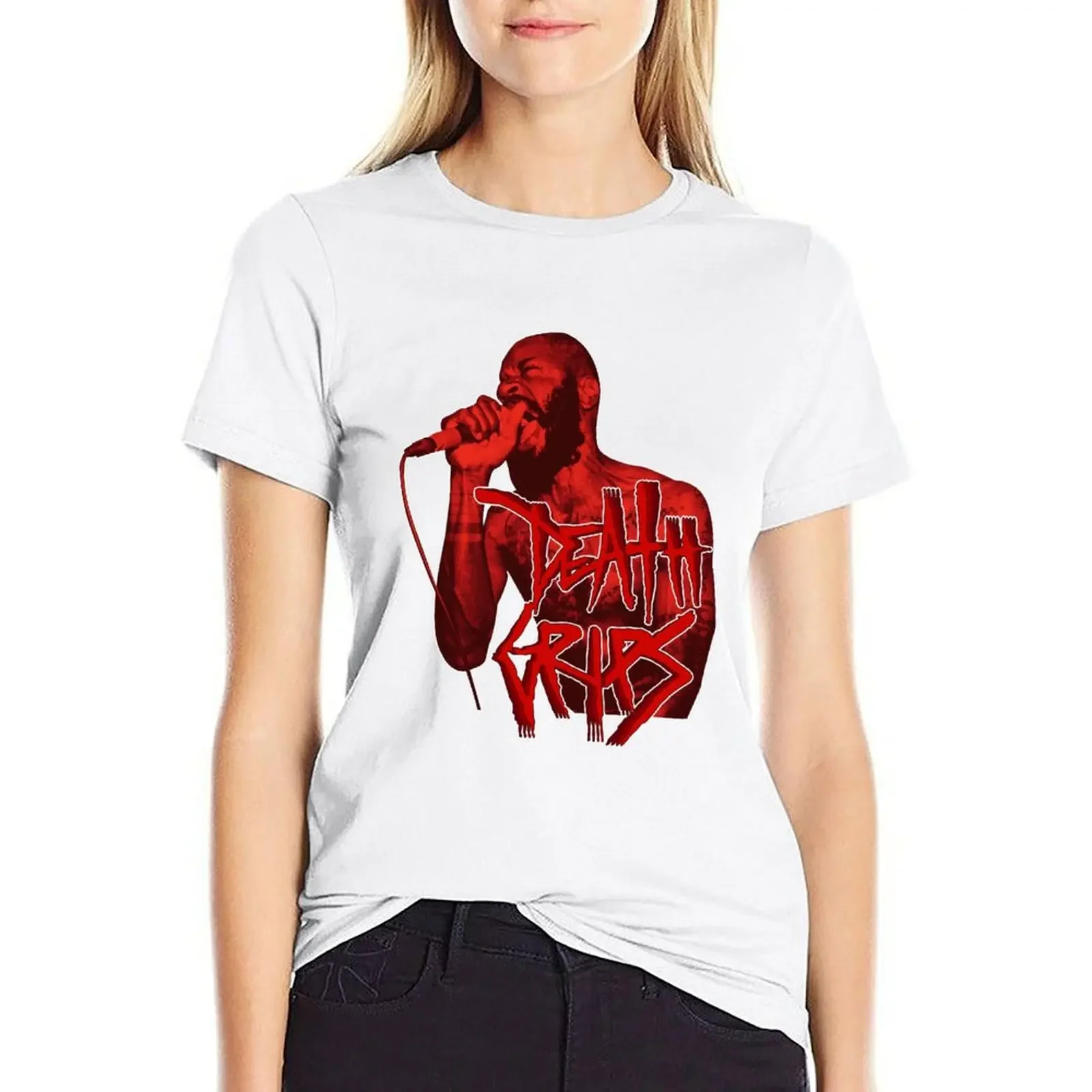 Death Grips Colour Red T-shirt cute clothes kawaii clothes animal print shirt for girls t shirts for Women loose fit
Death Grips Colour Red T-shirt cute clothes kawaii clothes animal print shirt for girls t shirts for Women loose fit