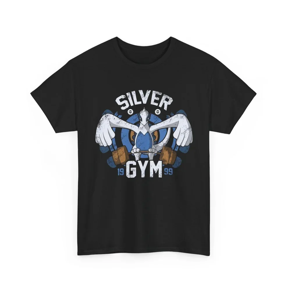 Футболка из чистого хлопка Pokémon Silver Gym Legend для мужчин и женщин в стиле аниме, модная удобная повседневная футболка с короткими рукавами
Футболка из чистого хлопка Pokémon Silver Gym Legend для мужчин и женщин в стиле аниме, модная удобная повседневная футболка с короткими рукавами
