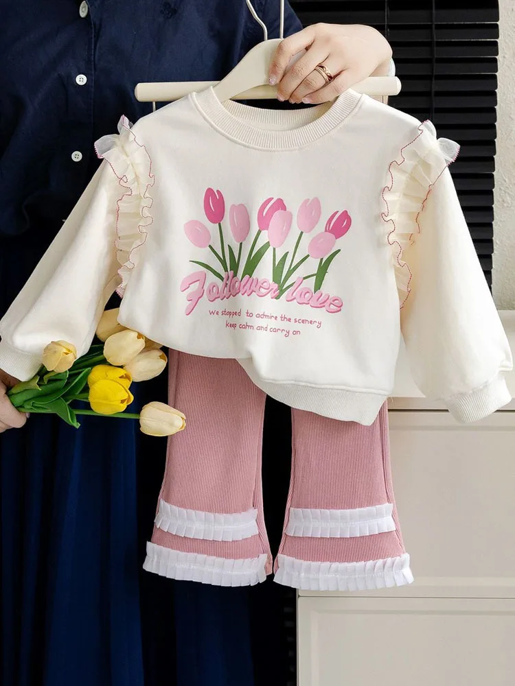Children's Clothing Set, Spring And Autumn Two Piece Set For Girls Children's Top And Bottom Clothes Set Baby Girl Clothes
Children's Clothing Set, Spring And Autumn Two Piece Set For Girls Children's Top And Bottom Clothes Set Baby Girl Clothes