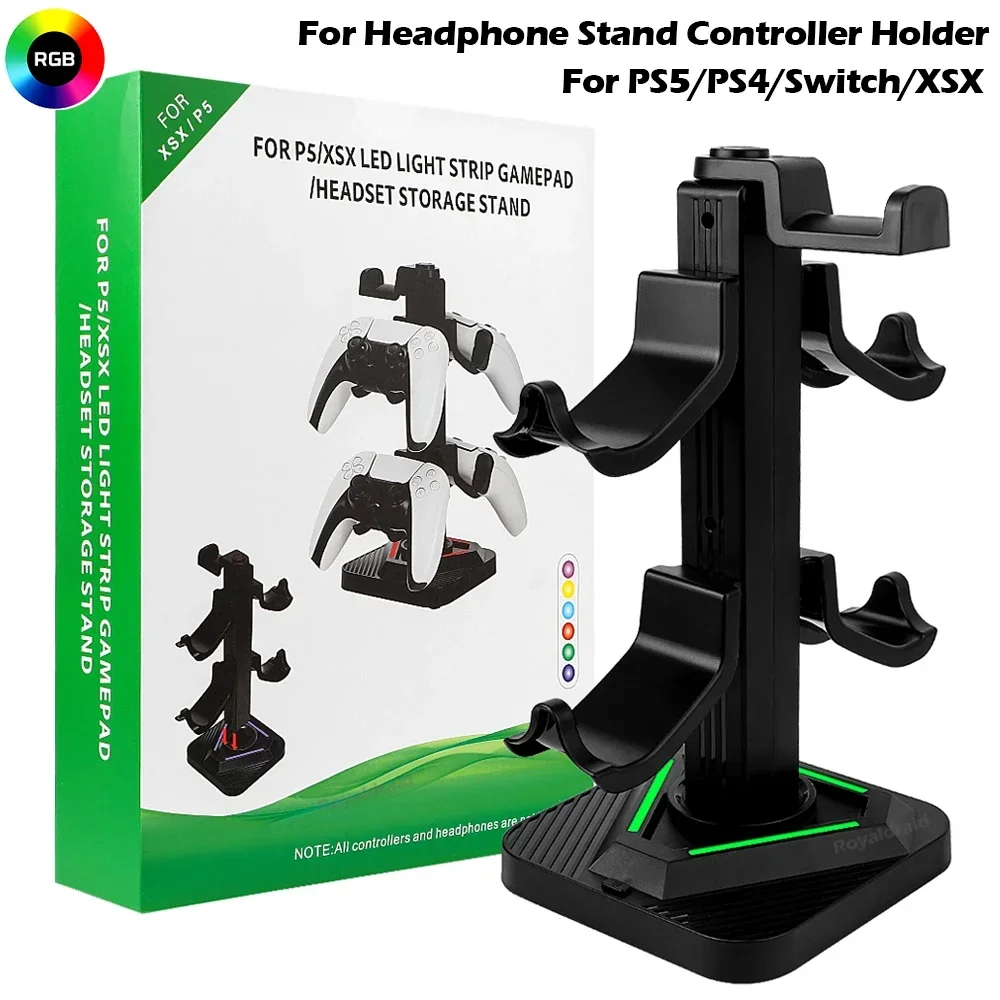 2-Layer Controller Holder For PS5/XSX Led Light Strip Gamepad /Headset Storage Stand Holder Gaming Accessories
2-Layer Controller Holder For PS5/XSX Led Light Strip Gamepad /Headset Storage Stand Holder Gaming Accessories