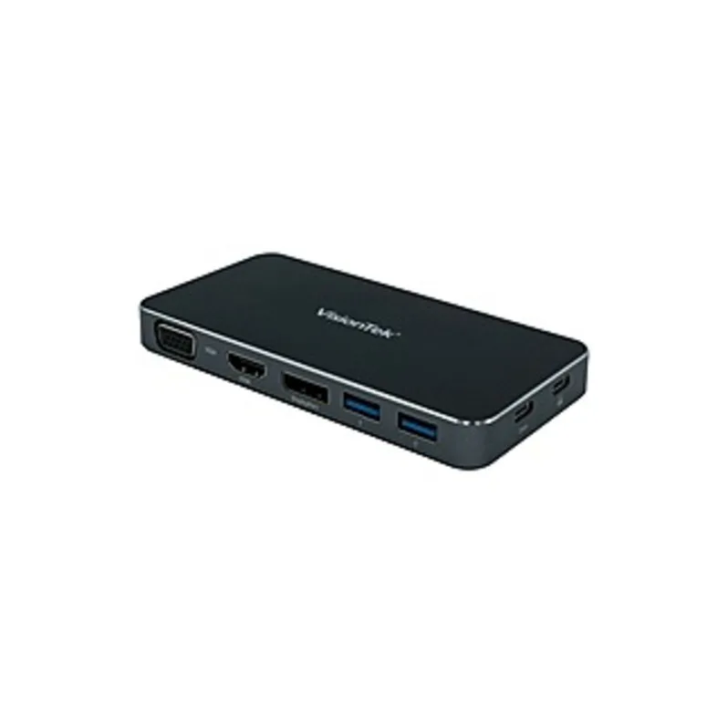VisionTek USB C Portable Dock - for Notebook/Desktop PC - 100 W - USB Type C - 5 x USB Ports - 2 x USB 30 - - Used-Like New
VisionTek USB C Portable Dock - for Notebook/Desktop PC - 100 W - USB Type C - 5 x USB Ports - 2 x USB 30 - - Used-Like New