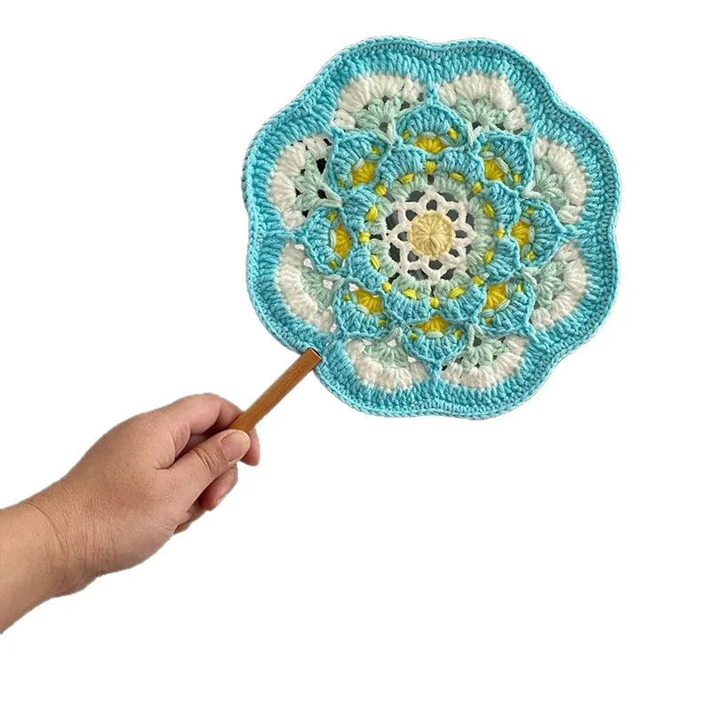 LH wool crocheted fan handmade Dunhuang ancient style homemade finished product gift hand fan
LH wool crocheted fan handmade Dunhuang ancient style homemade finished product gift hand fan