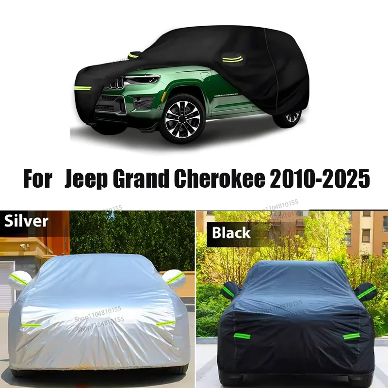Waterproof Black Car Cover Fit for Jeep Grand Cherokee 2010-2025 All Weather Snow Rain Dust Hail Protection
Waterproof Black Car Cover Fit for Jeep Grand Cherokee 2010-2025 All Weather Snow Rain Dust Hail Protection