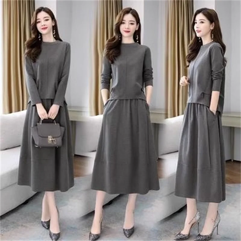 Solid Color Set Of Women's 2025 Spring New Skirt Two-Piece Suits T-Shirt And Pocket Skirt Set Short Jacket Autumn Outfit Elegant
Solid Color Set Of Women's 2025 Spring New Skirt Two-Piece Suits T-Shirt And Pocket Skirt Set Short Jacket Autumn Outfit Elegant