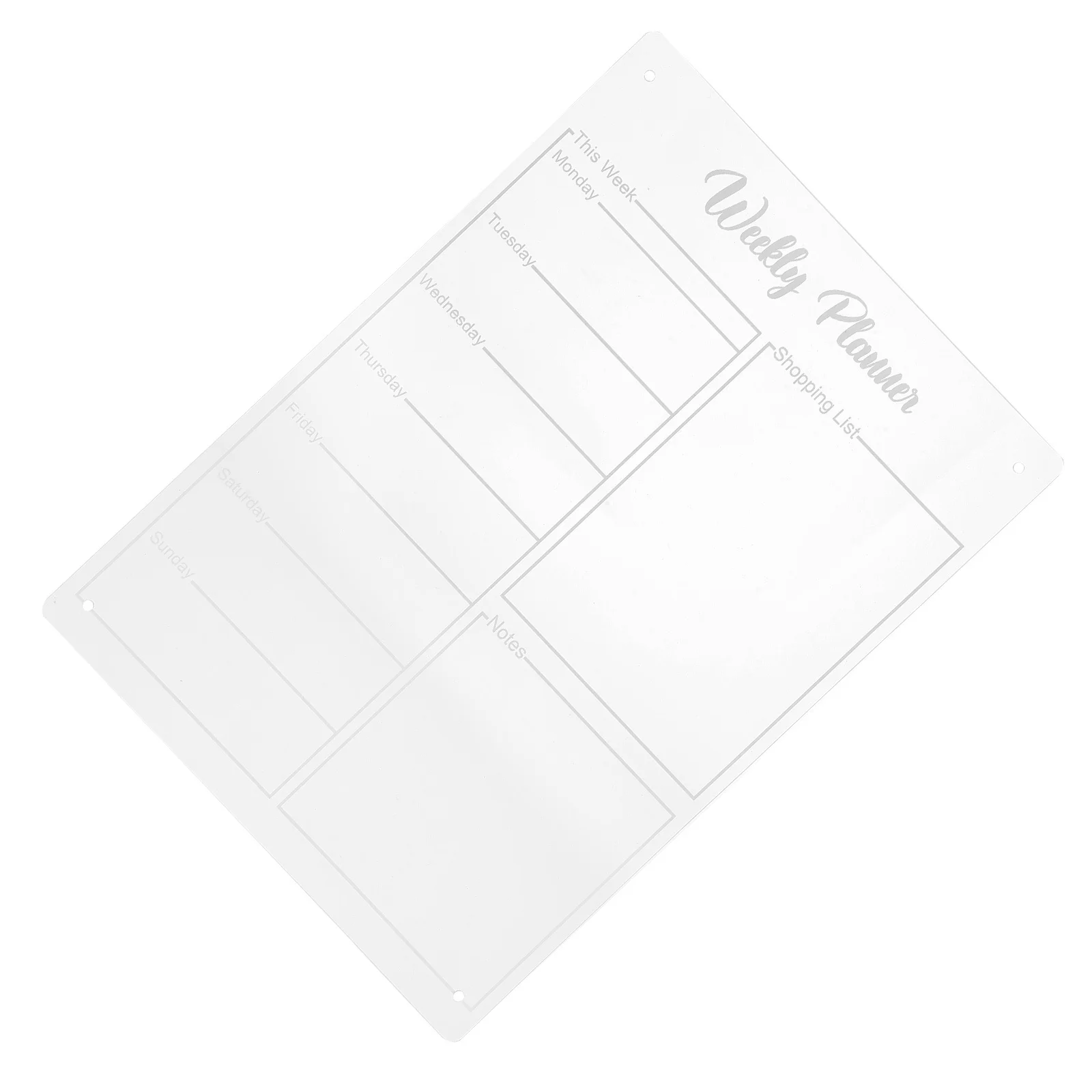 Acrylic Magnetic Schedule Board Decorative Weekly Planner Whiteboard Dry Erase Board Fridge Calendar Weekly Planner for Home
Acrylic Magnetic Schedule Board Decorative Weekly Planner Whiteboard Dry Erase Board Fridge Calendar Weekly Planner for Home