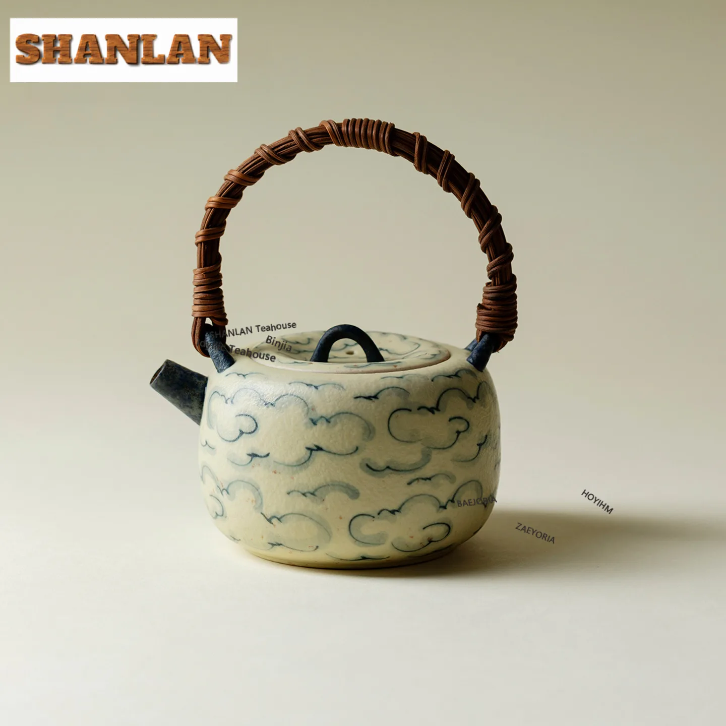 230ml Hand-painted Auspicious Cloud Teapot Boutique Tea Infuser Pot Tea Soaking Kettle With Strainer White Tea Teaset Decoration
230ml Hand-painted Auspicious Cloud Teapot Boutique Tea Infuser Pot Tea Soaking Kettle With Strainer White Tea Teaset Decoration