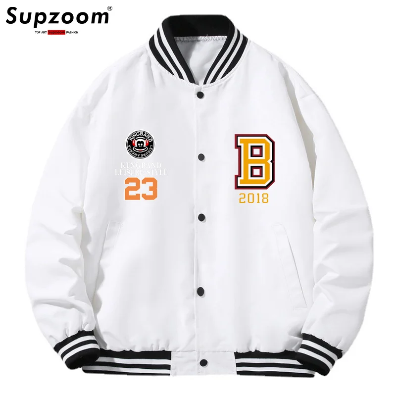 Arrival 2023 New Letter Rib Sleeve Top Fashion Single Breasted Casual Bomber Baseball Jacket Loose Cardigan Coat
Arrival 2023 New Letter Rib Sleeve Top Fashion Single Breasted Casual Bomber Baseball Jacket Loose Cardigan Coat