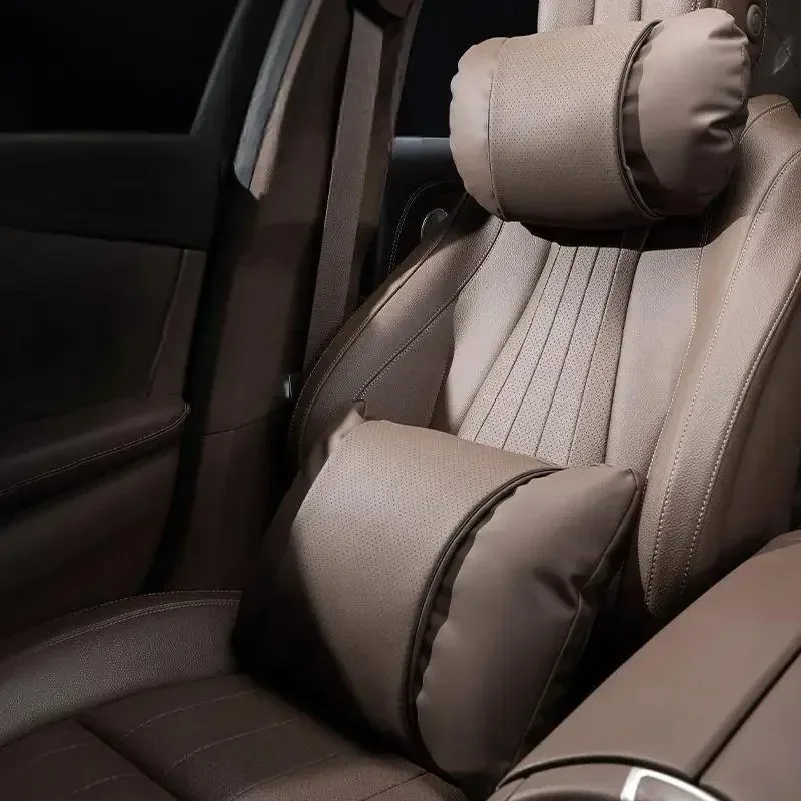 1/2PCS New Car Seats with Nappa Leather Headrests, Breathable Waist Cushions, Neck Pillows, and General Motors Neck Pillows
1/2PCS New Car Seats with Nappa Leather Headrests, Breathable Waist Cushions, Neck Pillows, and General Motors Neck Pillows