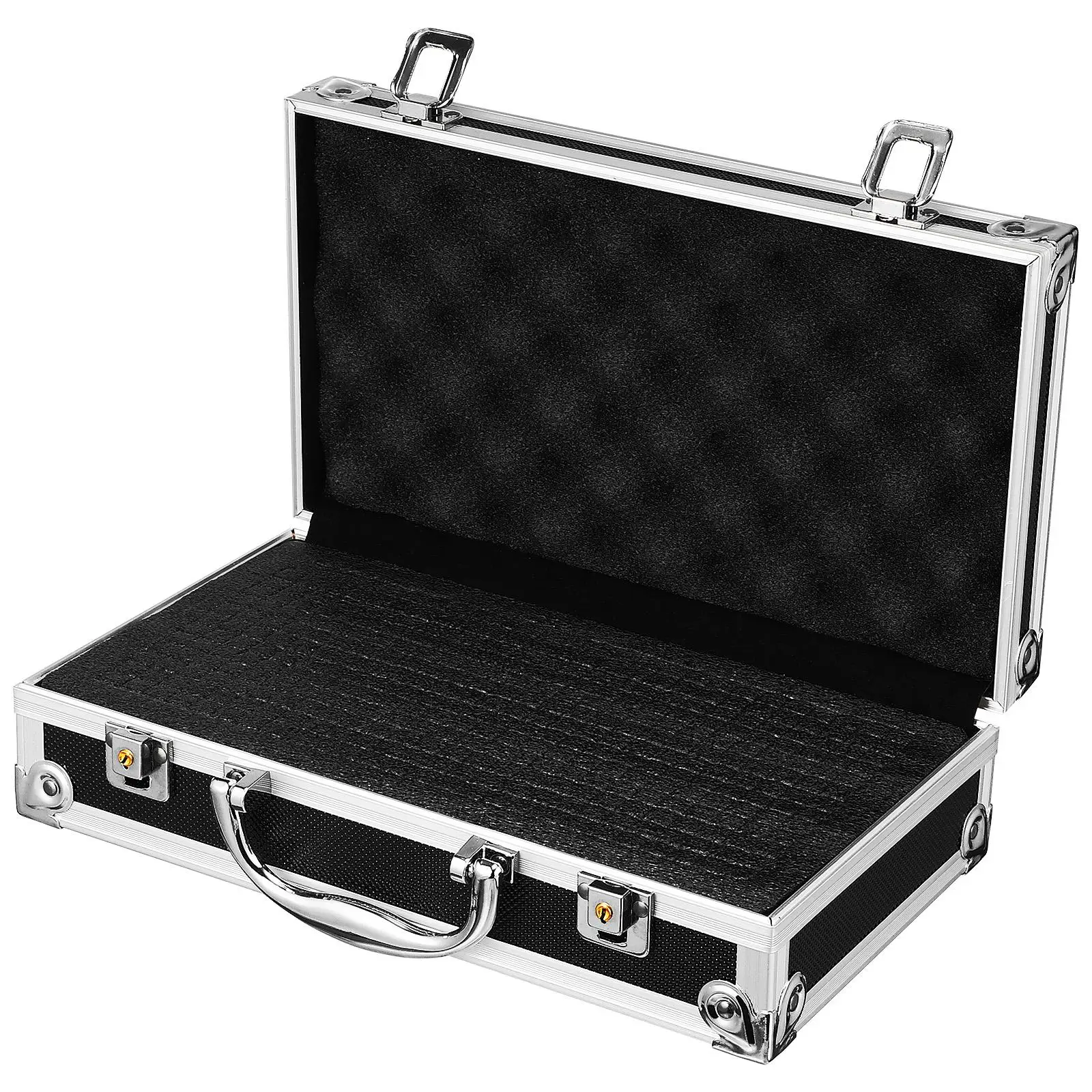 Black 29x16x7cm Aluminum Toolbox Lockable Portable Tool Storage Case Multifunctional Hard Carrying Case for Equipment
Black 29x16x7cm Aluminum Toolbox Lockable Portable Tool Storage Case Multifunctional Hard Carrying Case for Equipment