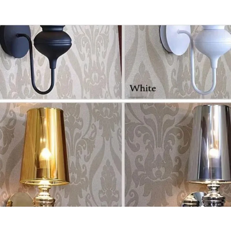 Modern Cloth Gold/silver/black Simple Bedroom Bed Light Creative Living Room Wall Lamp
Modern Cloth Gold/silver/black Simple Bedroom Bed Light Creative Living Room Wall Lamp
