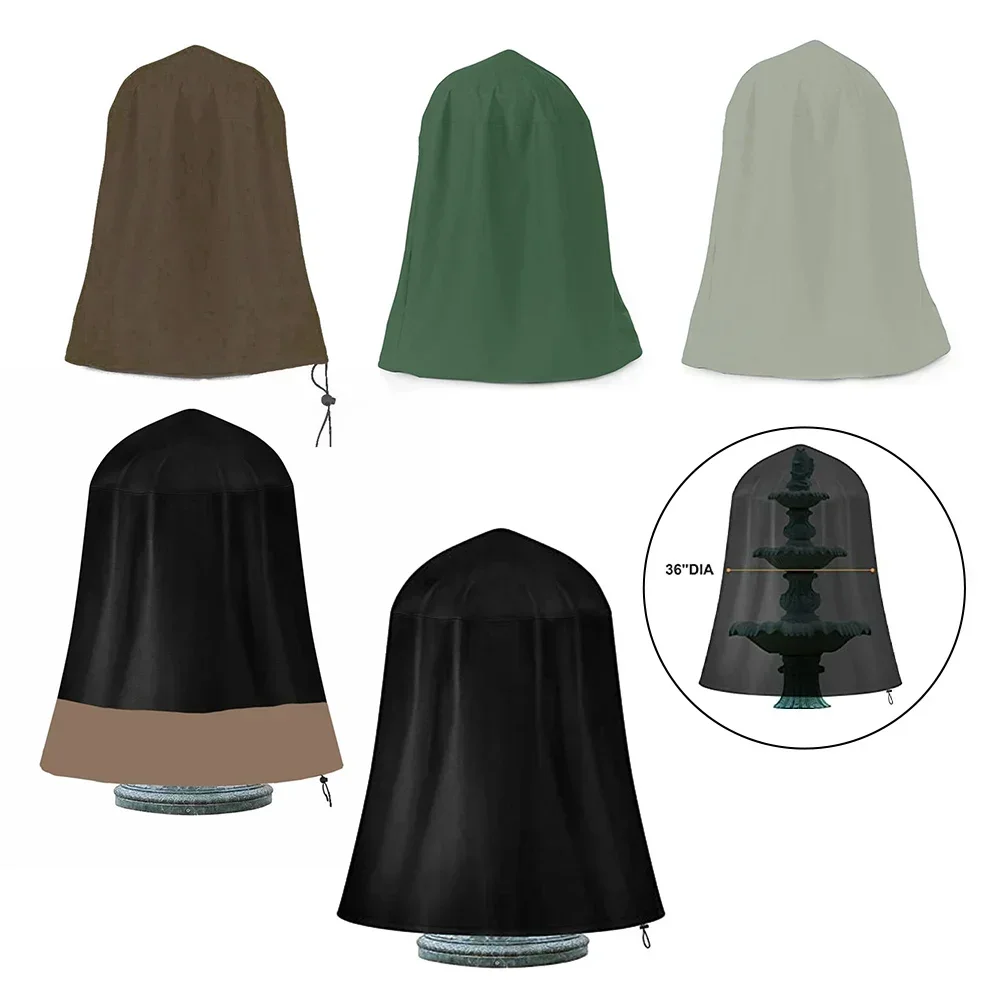 1pc Outdoor Garden Fountain Cover Foldable Waterproof PVC Cover With Adjustable Drawstring Home Supplies
1pc Outdoor Garden Fountain Cover Foldable Waterproof PVC Cover With Adjustable Drawstring Home Supplies