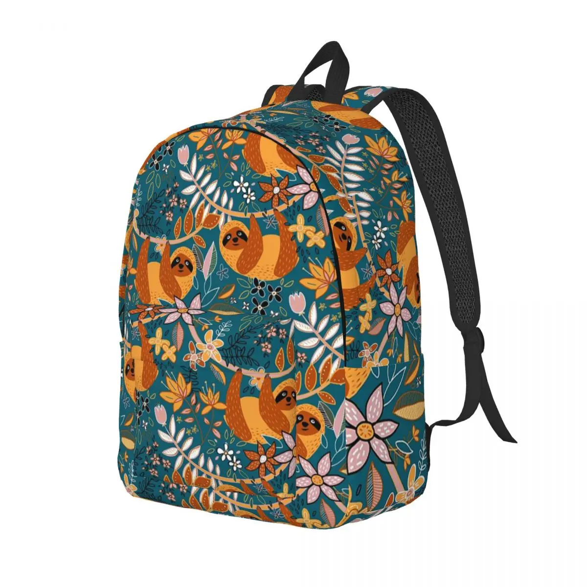 Happy Boho Sloth Floral Backpack Daypack Large Capacity Kids BookBag School Bag Shoulder Bags for Men Women
Happy Boho Sloth Floral Backpack Daypack Large Capacity Kids BookBag School Bag Shoulder Bags for Men Women