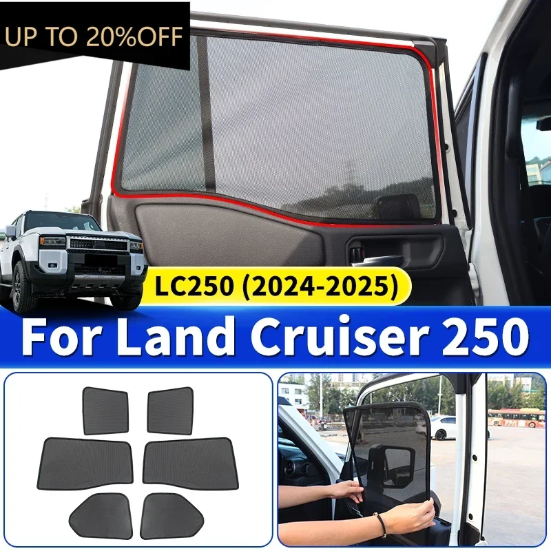 Для Toyota Land Cruiser 250 Prado Lc250 2024 2025 1958 первое издание, аксессуары для интерьера, экраны боковых окон автомобиля, оконные шторы
Для Toyota Land Cruiser 250 Prado Lc250 2024 2025 1958 первое издание, аксессуары для интерьера, экраны боковых окон автомобиля, оконные шторы