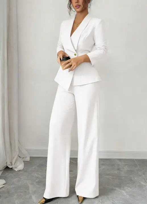 2026 Spring Style Coat & Casual Pants Set for Women's 2 Piece Sets Temperament Commuting Female Fashion Elegant Trousers Outfits
2026 Spring Style Coat & Casual Pants Set for Women's 2 Piece Sets Temperament Commuting Female Fashion Elegant Trousers Outfits