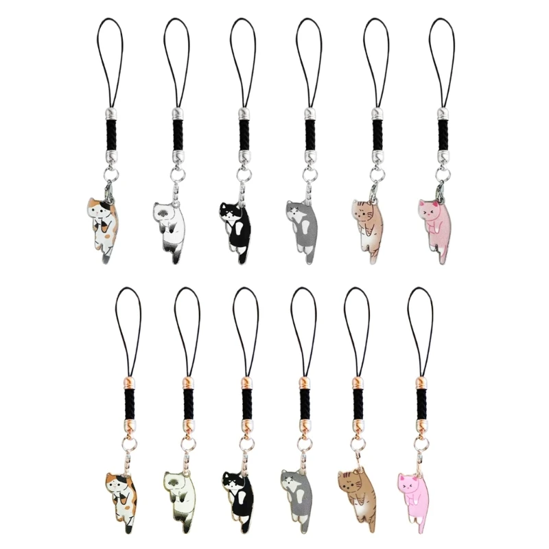 Cat Pendant Phone Strap Lanyard Sweet Cool Girl Keychain Strap Backpack Charm Accessories Car Keys Holder Decor
Cat Pendant Phone Strap Lanyard Sweet Cool Girl Keychain Strap Backpack Charm Accessories Car Keys Holder Decor