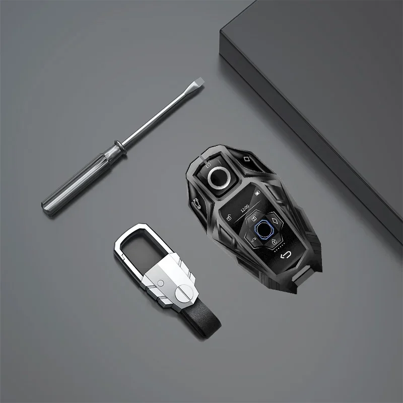 NEW Metal Car Key Case Cover For BMW G05 X5 G30 G12 G11 G32 G31 5 7 Series I8 I12 I15 G01 X3 G02 G07 Accessories LED Display
NEW Metal Car Key Case Cover For BMW G05 X5 G30 G12 G11 G32 G31 5 7 Series I8 I12 I15 G01 X3 G02 G07 Accessories LED Display