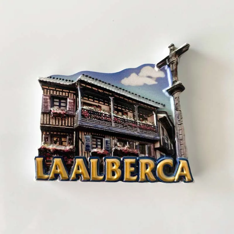 3D Resin Refrigerator Magnet - La Alberca Traditional House and Cross - Strong Magnet for Home Decoration
3D Resin Refrigerator Magnet - La Alberca Traditional House and Cross - Strong Magnet for Home Decoration