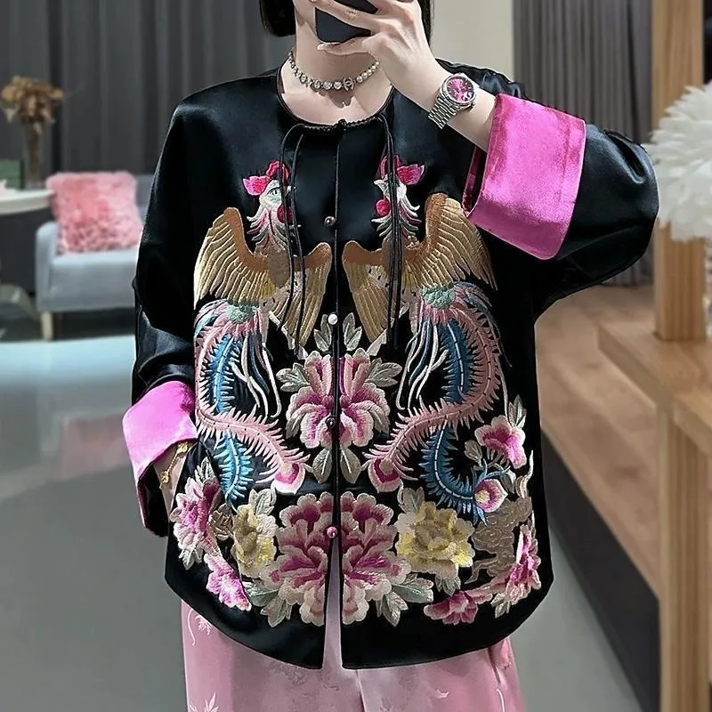 Style Embroidered Top Spring Autumn Large Size High-end Buckle Adult Hanfu New Chinese Women's Clothing Tang Clothing National
Style Embroidered Top Spring Autumn Large Size High-end Buckle Adult Hanfu New Chinese Women's Clothing Tang Clothing National