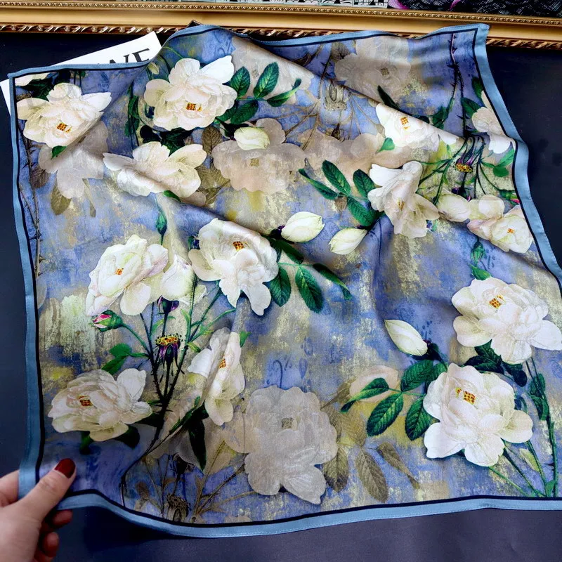 Pure Silk Hair Head Women Luxury Summer Hair Shawl Square Neck Bandanas Bag Hand Accessories Women Foulard Femme 65cm
Pure Silk Hair Head Women Luxury Summer Hair Shawl Square Neck Bandanas Bag Hand Accessories Women Foulard Femme 65cm