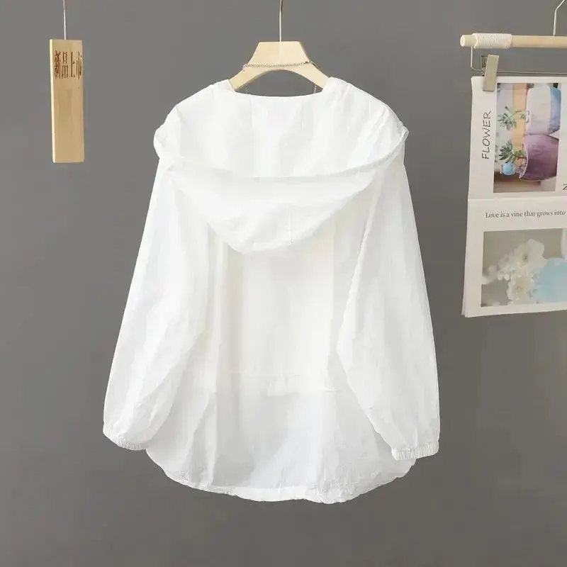 2026 Summer Jacket New Korean Sunscreen Clothing Light and Breathable Loose Cardigan Jacket Hooded UV Protection Tops Female
2026 Summer Jacket New Korean Sunscreen Clothing Light and Breathable Loose Cardigan Jacket Hooded UV Protection Tops Female